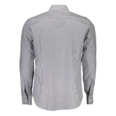 La Martina Blue Cotton Men Shirt